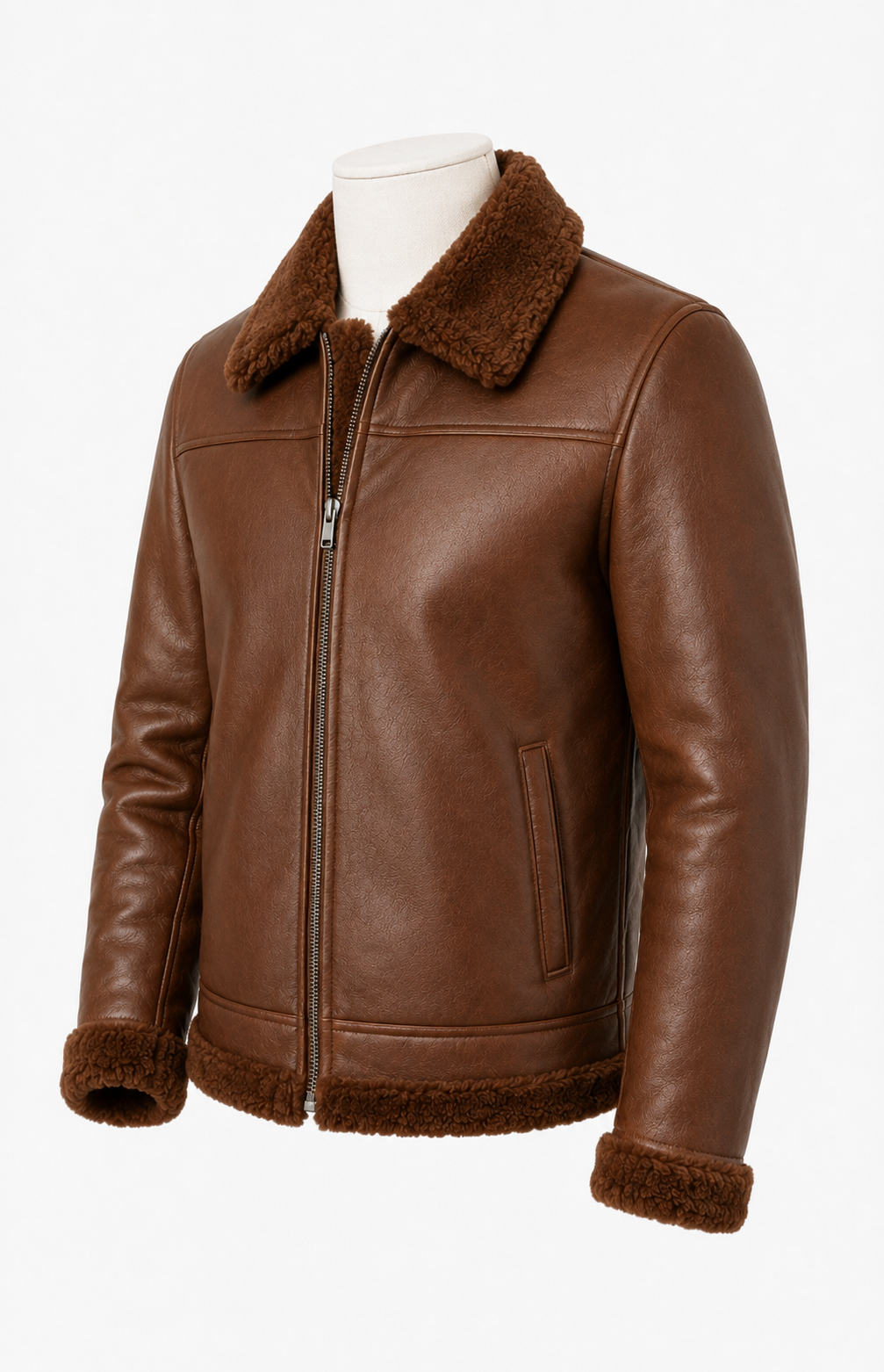 Chaqueta en Cuero Ovejera Premium – Interior en Algodón Peruano